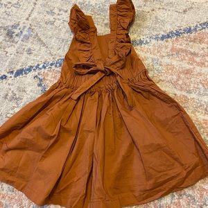Girls rust colored dress